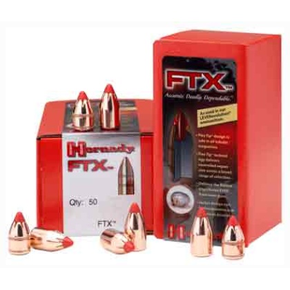 Hornady Bullets 45 Cal .452 - 250gr Ftx 50ct