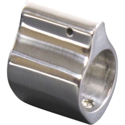 Guntec Low Profile Gas Block - .750 Dia Polished Stainless