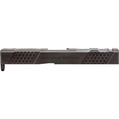 Grey Ghost Prec Glock 19 Slide - Gen 5 V2 W-pro Cut Black<