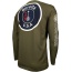 Beretta T-shirt Long Sleeve - Usa Logo Medium Od Green