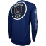 Beretta T-shirt Long Sleeve - Usa Logo Medium Navy Blue