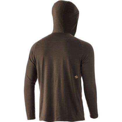 Nomad Durawool Ls Hoodie - Base Layer Mud Xx-large