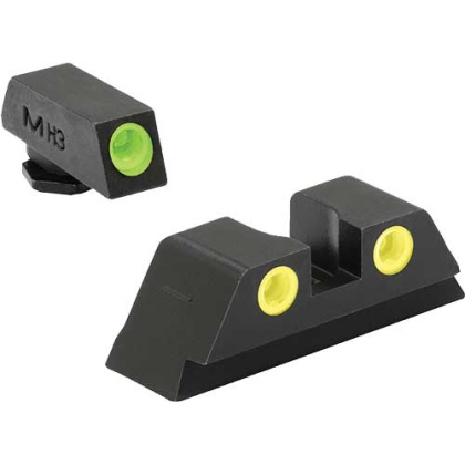 Meprolight Night Sight Fixed - Set Green-yellow Most Glocks