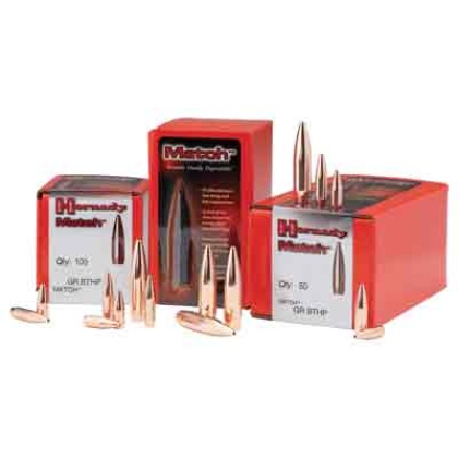 Hornady Bullets 30 Cal .308 - 168gr Jhp-bt 100ct