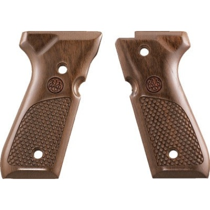 Beretta 92-96 Grips Wood - Walnut Checkered