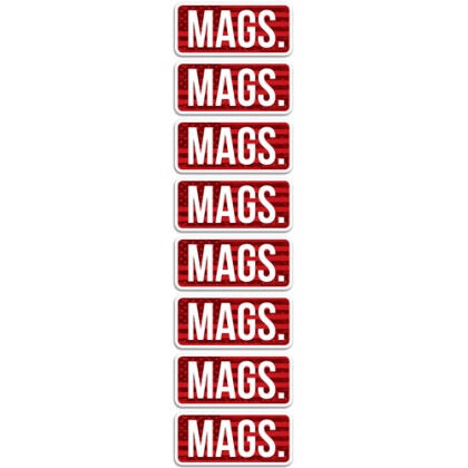 Mtm Ammo Caliber Labels Mags - 8-pack