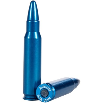 A-zoom Metal Snap Cap Blue - .308 Winchester 10-pack