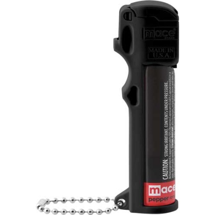 Mace Pepper Spray Personal - Model Key Chain Black 18g