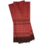 Red Rock Shemagh Head Wrap - Red-black