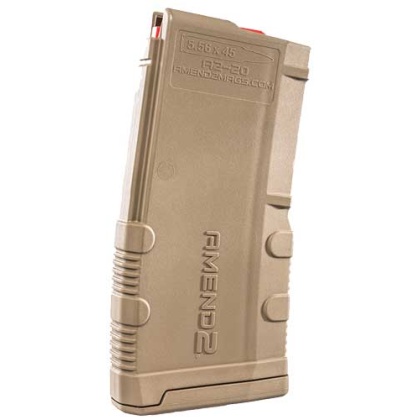 Amend2 Ar-15 Magazine 5.56x45 - 20rd Polymer Fde