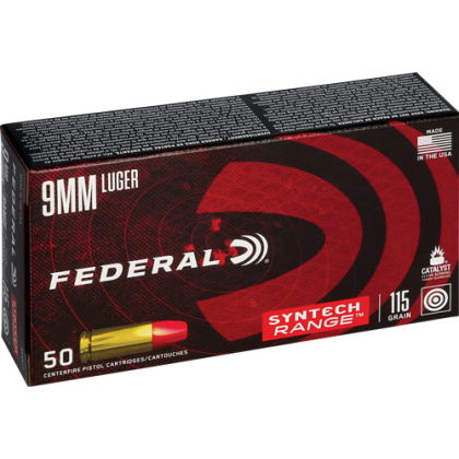 Fed Ammo Ae 9mm Luger 115gr. - Synthetic Jacket Tsj 50-pack