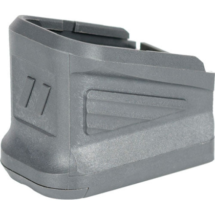 Zev Bpad-g17-5-gry +5 Basepad - Glock 9mm & .40 Magazine Gray