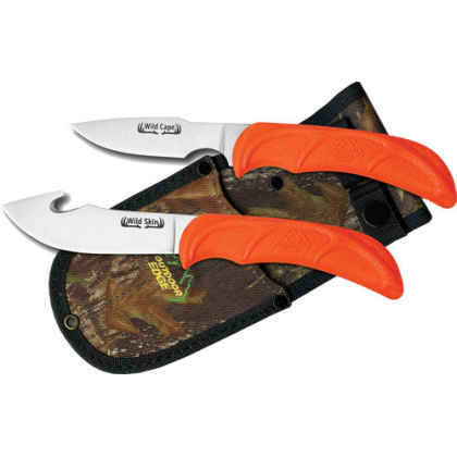 Outdoor Edge Wild Pair Skinner - -caper With Mossy Oak Sheath