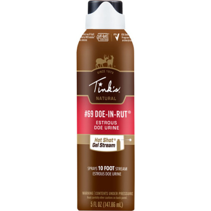 Tinks Deer Lure #69 Doe-in-rut - Hot Shot Gel 5oz. Aerosol