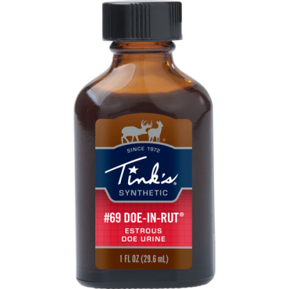 Tinks Deer Lure #69 Doe-in-rut - Synthetic 1fl Ounce Bottle
