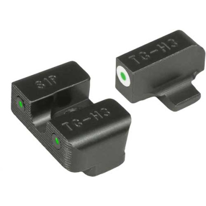 Truglo Sight Set Sig 6-8 - Tritium Pro White W- U-notch