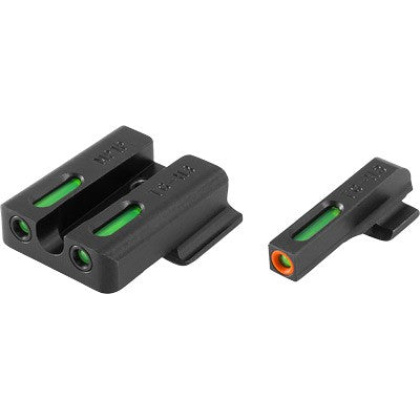 Truglo Sight Set S&w M&p Most - Tfx Pro Green-orange Outline