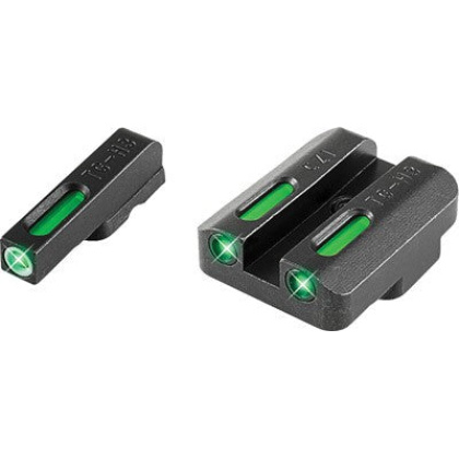 Truglo Sight Set Cz 75 Series - Tfx Tritium-fiber Optic Green