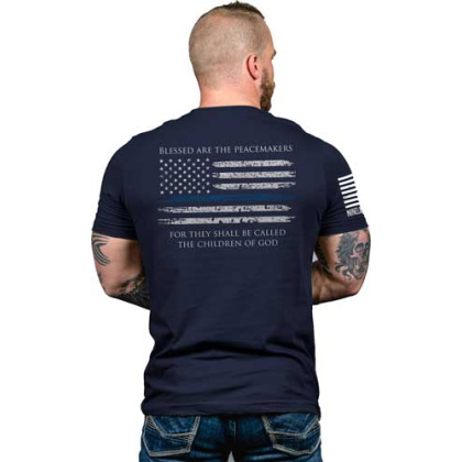 Nine Line Apparel Thin Blue - Line Men\'s T-shirt Navy X-lrg