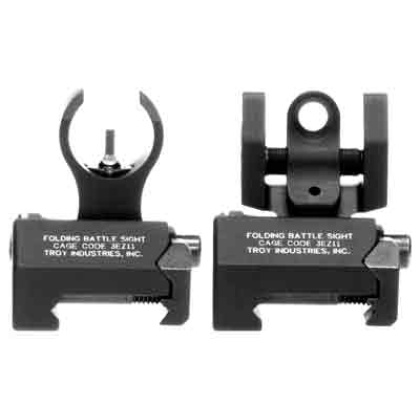 Troy Battlesight Set Micro - Hk Style Folding Black