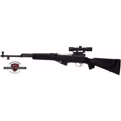 Adv. Tech. Stock For Sks Rifle - Monte Carlo Black Synthetic