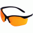 Howard Leight Vapor Ii Glasses - Black Frame-orange Lens