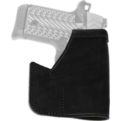 Galco Pocket Protector Holster - Rh Leather Sig P365-glk 42 Blk