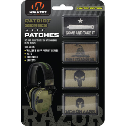 Walkers Patriot Patch Kit For - Patriot Muff American Flag 4pc