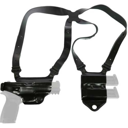 Galco Miami Ii Shoulder System - Rh Leather Sig P226-229 Blk