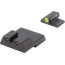 Night Fision Tritium Yellowdot - Square Rear H&k Vp-tac P Set