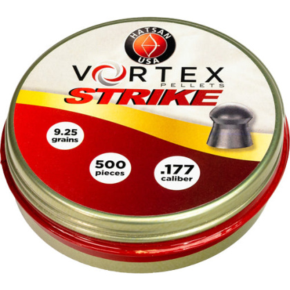 Hatsan Vortex Strike Pellets - .177 9.25gr 250 Per Tin