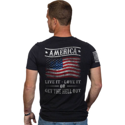 Nine Line Apparel Get The Hell - Out Men\'s T-shirt Black 2xl