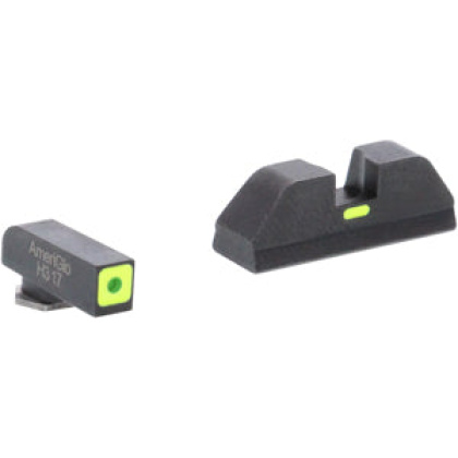 Ameriglo Cap Sight Set Green - - Green Glock Gen5 17 & 22+
