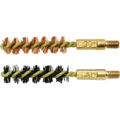 Otis Bore Brush .30 Cal 2-pk - 1-nylon 1-bronze 8-32 Thread