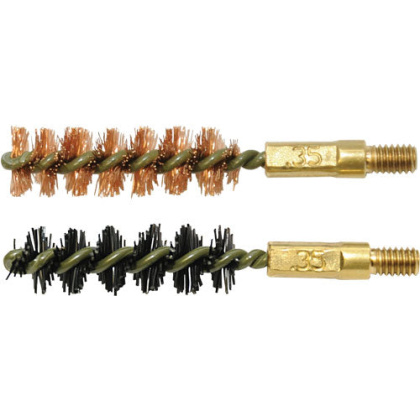 Otis Bore Brush .35 Cal 2-pk - 1-nylon 1-bronze 8-32 Thread