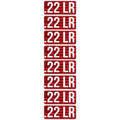 Mtm Ammo Caliber Labels .22lr - 8-pack