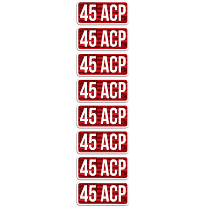 Mtm Ammo Caliber Labels .45acp - 8-pack