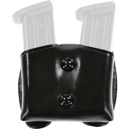 Galco Cdm Cop Double Mag Case - .45-10mm Single Stack Mags Bl<