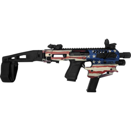 Caa Mck Micro Conversion Kit - Glock 9-40 W-brace Red-wht-bl<