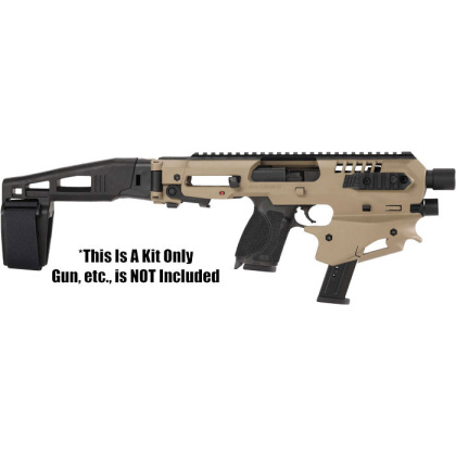 Caa Mck Micro Conversion Kit - S&w M&p 9-40 W-brace Tan