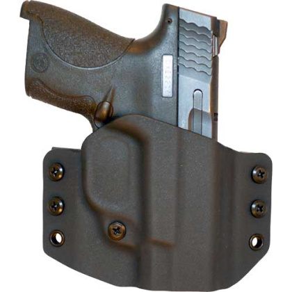 Comp-tac Warrior Holster Owb - Rh S&w 380 Shld Ez Black