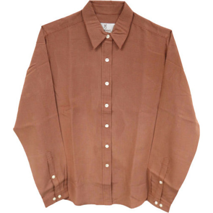 Bg Women\'s Lg Sleeve Microfibr - Shirt Large Terra Cotta<