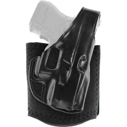Galco Ankle Glove Holster Rh - Leather M&p Shld 9-40-45 Blk